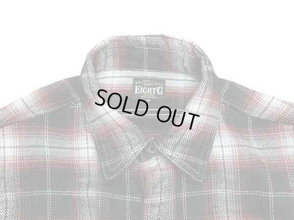画像4: Eight-G（エイトＧ） “TWILL CHECK FLANNEL WORK SHIRTS” 2020年生産タイプ 8LS-52-20AW