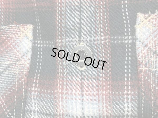 画像8: Eight-G（エイトＧ） “TWILL CHECK FLANNEL WORK SHIRTS” 2020年生産タイプ 8LS-52-20AW
