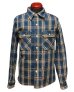 画像2: Eight-G（エイトＧ） “TWILL CHECK FLANNEL WORK SHIRTST” 2020年生産タイプ 8LS-53-20AW (2)