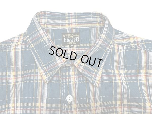 画像4: Eight-G（エイトＧ） “TWILL CHECK FLANNEL WORK SHIRTST” 2020年生産タイプ 8LS-53-20AW