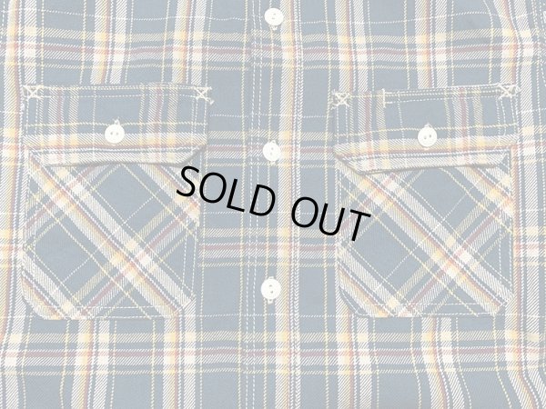 画像5: Eight-G（エイトＧ） “TWILL CHECK FLANNEL WORK SHIRTST” 2020年生産タイプ 8LS-53-20AW