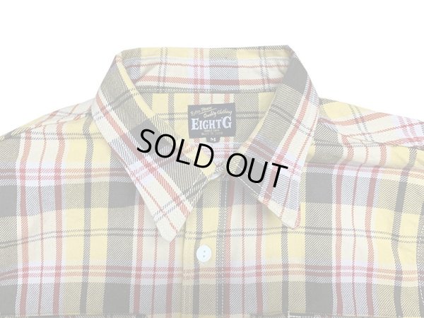画像12: Eight-G（エイトＧ） “TWILL CHECK FLANNEL WORK SHIRTST” 2020年生産タイプ 8LS-53-20AW