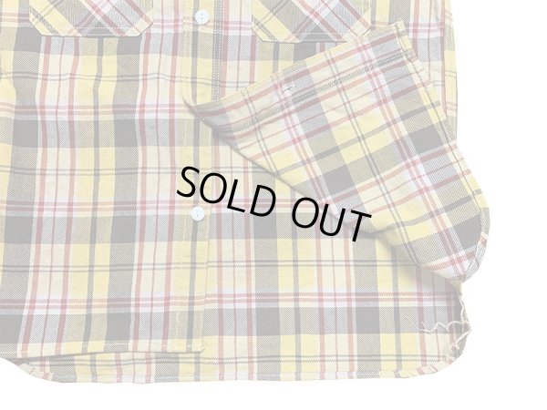 画像14: Eight-G（エイトＧ） “TWILL CHECK FLANNEL WORK SHIRTST” 2020年生産タイプ 8LS-53-20AW