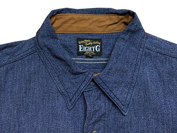画像4: Eight-G（エイトＧ） “11oz.HEAVY FLANNEL　MADRAS CHECK WORK SHIRTS” 2024年生産タイプ 8LS-71-24AW