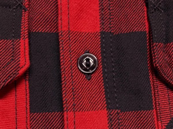画像8: Eight-G（エイトＧ） "10oz HEAVY FLANNEL BIG CHECK SHIRTS" 2021年生産タイプ 8LS-56-21AW