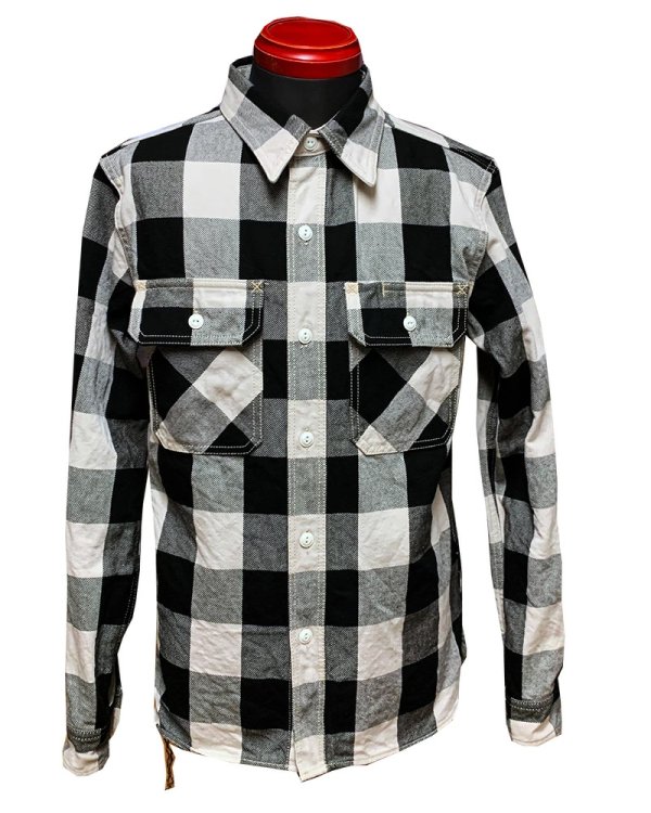 画像10: Eight-G（エイトＧ） "10oz HEAVY FLANNEL BIG CHECK SHIRTS" 2021年生産タイプ 8LS-56-21AW