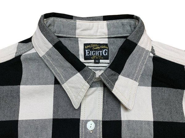 画像12: Eight-G（エイトＧ） "10oz HEAVY FLANNEL BIG CHECK SHIRTS" 2021年生産タイプ 8LS-56-21AW