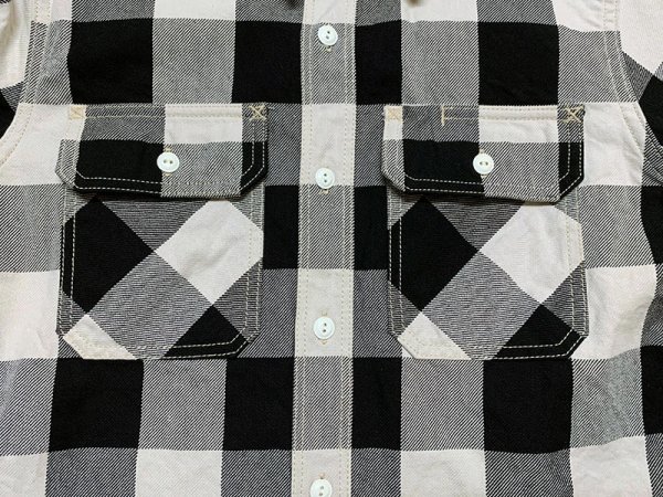 画像13: Eight-G（エイトＧ） "10oz HEAVY FLANNEL BIG CHECK SHIRTS" 2021年生産タイプ 8LS-56-21AW