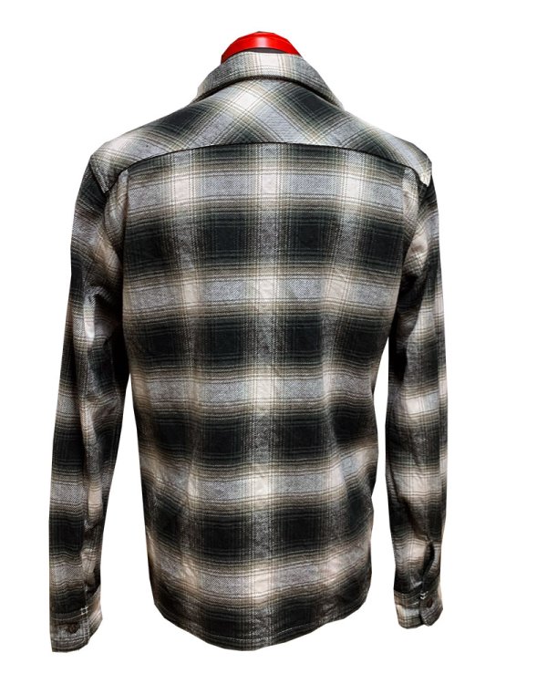 画像13: Eight-G（エイトＧ） “9oz HEAVY OMBRE CHECK OPEN COLLAR SHIRTS” 2021年生産タイプ 8LS-58-21AW