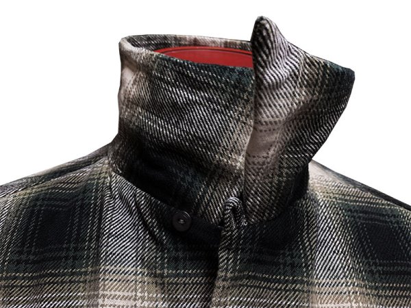 画像15: Eight-G（エイトＧ） “9oz HEAVY OMBRE CHECK OPEN COLLAR SHIRTS” 2021年生産タイプ 8LS-58-21AW