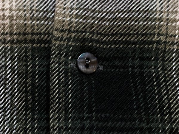 画像18: Eight-G（エイトＧ） “9oz HEAVY OMBRE CHECK OPEN COLLAR SHIRTS” 2021年生産タイプ 8LS-58-21AW