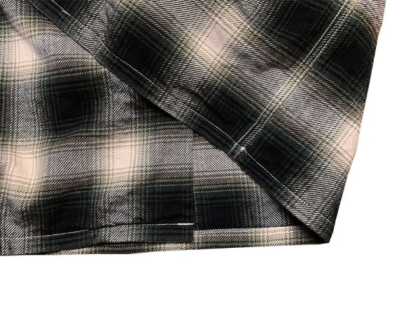 画像19: Eight-G（エイトＧ） “9oz HEAVY OMBRE CHECK OPEN COLLAR SHIRTS” 2021年生産タイプ 8LS-58-21AW