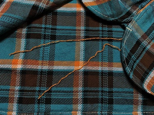 画像9: Eight-G（エイトＧ） “11oz.HEAVY FLANNEL　MADRAS CHECK WORK SHIRTS” 2024年生産タイプ 8LS-71-24AW