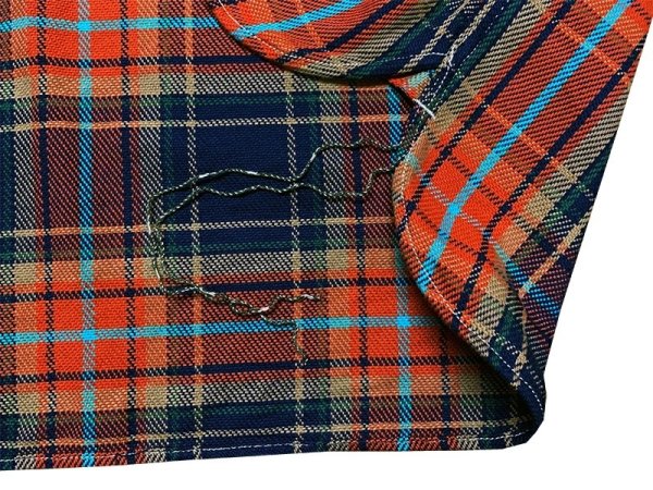 画像16: Eight-G（エイトＧ） “11oz.HEAVY FLANNEL　MADRAS CHECK WORK SHIRTS” 2024年生産タイプ 8LS-71-24AW