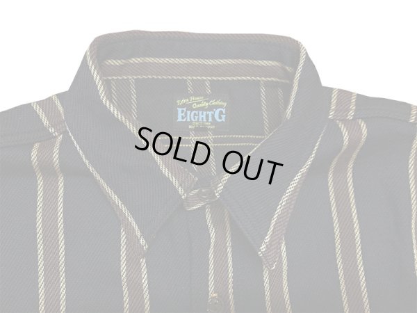 画像4: Eight-G（エイトＧ） “11oz.HEAVY FLANNEL　MADRAS CHECK WORK SHIRTS” 2024年生産タイプ 8LS-71-24AW