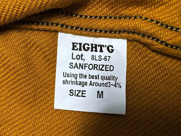 画像10: Eight-G（エイトＧ） “SOLID FLANNEL WORK SHIRT” 2024年生産タイプ 8LS-67-24AW