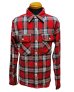 画像2: Eight-G（エイトＧ） “11oz.HEAVY FLANNEL　MADRAS CHECK WORK SHIRTS” 2024年生産タイプ 8LS-71-24AW (2)