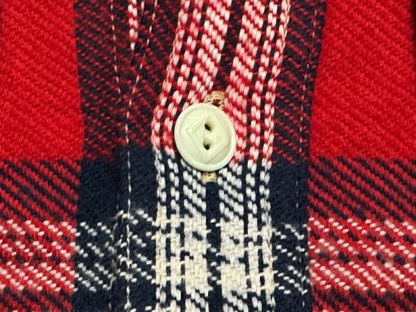 画像7: Eight-G（エイトＧ） “11oz.HEAVY FLANNEL　MADRAS CHECK WORK SHIRTS” 2024年生産タイプ 8LS-71-24AW