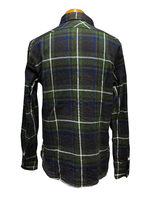 画像13: Eight-G（エイトＧ） “11oz.HEAVY FLANNEL　MADRAS CHECK WORK SHIRTS” 2024年生産タイプ 8LS-71-24AW