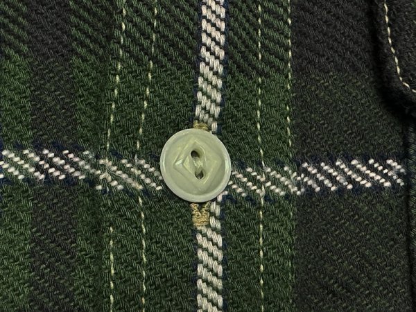 画像17: Eight-G（エイトＧ） “11oz.HEAVY FLANNEL　MADRAS CHECK WORK SHIRTS” 2024年生産タイプ 8LS-71-24AW