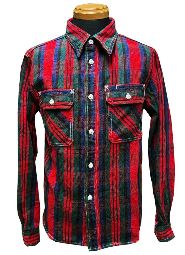 画像2: Eight-G（エイトＧ） "ヘビーツイルフランネルワークシャツ" 2025年生産タイプ 8LS-78-25AW