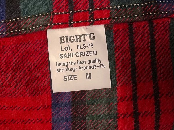 画像10: Eight-G（エイトＧ） "ヘビーツイルフランネルワークシャツ" 2025年生産タイプ 8LS-78-25AW