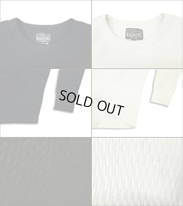 画像2: Eight-G（エイトＧ）“サーマルロングスリーブＴシャツ” 当店水洗い＆自然乾燥 8LT-TM01
