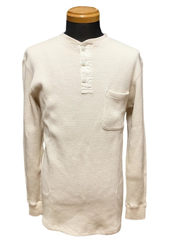 画像2: EIGHT-G 8LT-TMHL “HENLEY NECK THERMAL L/S T-SHIRT”