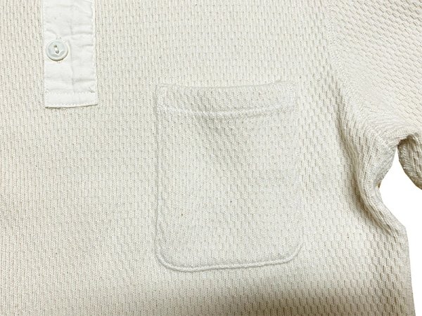 画像7: EIGHT-G 8LT-TMHL “HENLEY NECK THERMAL L/S T-SHIRT”