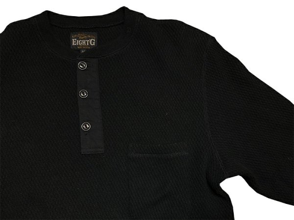 画像13: EIGHT-G 8LT-TMHL “HENLEY NECK THERMAL L/S T-SHIRT”