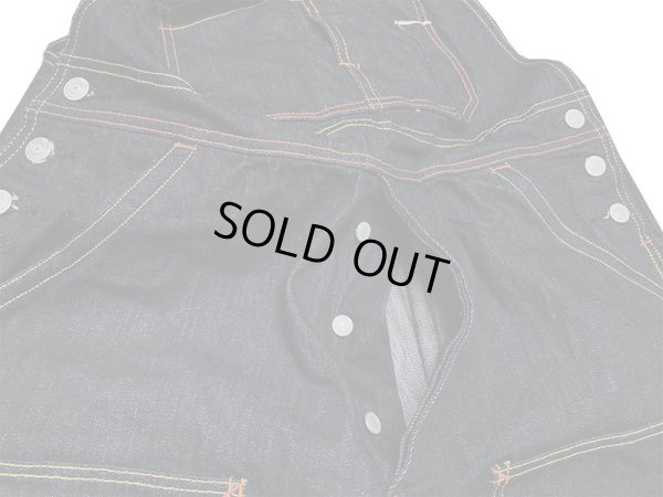 画像9: Eight-G(エイトＧ) “デニムオーバーオール” 16オンスクランチデニム Lot. 8OV-03 8OV-03-22