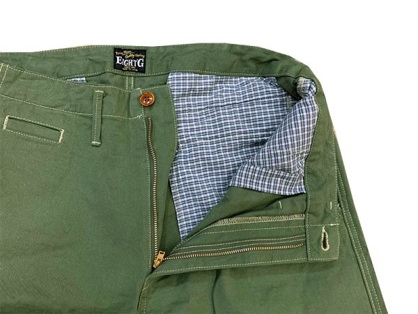 画像4: Eight-G（エイトＧ）“チノショートパンツ”NO．8SP-11 2019年生産タイプ 8SP-11-19SS 当店水洗い＆自然乾燥