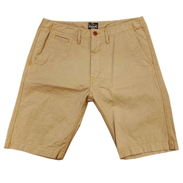 画像6: Eight-G（エイトＧ）“チノショートパンツ”NO．8SP-11 2019年生産タイプ 8SP-11-19SS 当店水洗い＆自然乾燥