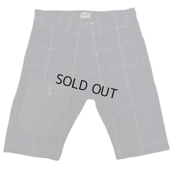 画像2: Eight-G（エイトＧ） "11oz INDIGO CHECK WORK SHORT PANTS" NO．8SP-13 2021年生産タイプ 8SP-13-21SS 当店水洗い＆自然乾燥