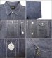 画像2: Eight-G（エイトＧ）"半袖ワークシャツ" 8SS-15 当店水洗い＆自然乾燥 (2)