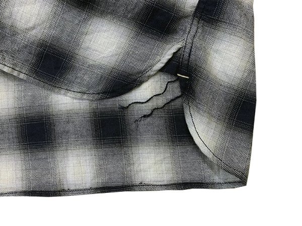 画像7: Eight-G（エイトＧ）“5oz OMBRE CHECK WORK SHIRT”8SS-27 当店水洗い＆自然乾燥 8SS-27-20
