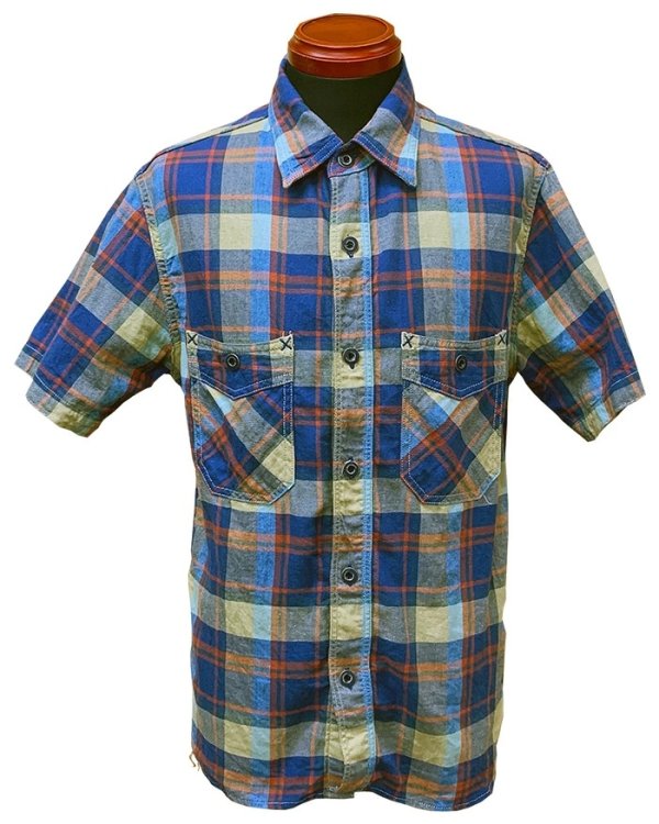 画像2: Eight-G（エイトＧ） "5ozMADRAS CHECK WORK SHIR"8SS-28 当店水洗い＆自然乾燥 8SS-28-20