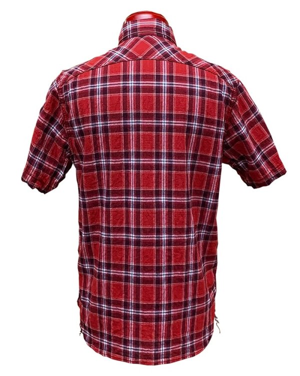 画像3: Eight-G（エイトＧ） “5oz SPECK DYEING CHECK WORK SHIRT”8SS-29 当店水洗い＆自然乾燥 8SS-29-20
