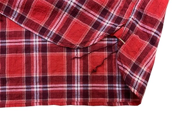 画像7: Eight-G（エイトＧ） “5oz SPECK DYEING CHECK WORK SHIRT”8SS-29 当店水洗い＆自然乾燥 8SS-29-20