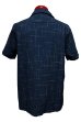 画像3: Eight-G（エイトＧ） HAWAIIAN WORK WEAR"TATE YOKO KASURI HAWAIIAN SHIRT" 8SS-30 (3)