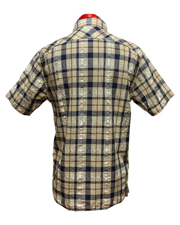 画像10: Eight-G（エイトＧ）“5oz SPECK DYEING CHECK WORK SHIRT”8SS-31 当店水洗い＆自然乾燥 8SS-31