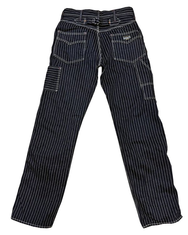 画像3: Eight-G（エイトG） NO：8WK-04 “ダブルニー・ウォバッシュデニムペインターパンツ” 当店水洗い＆自然乾燥