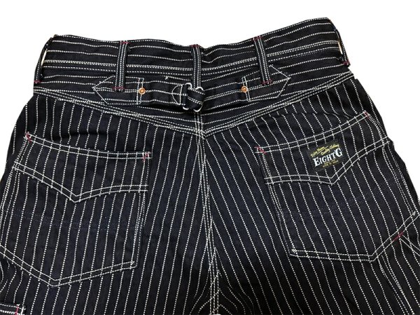 画像7: Eight-G（エイトG） NO：8WK-04 “ダブルニー・ウォバッシュデニムペインターパンツ” 当店水洗い＆自然乾燥