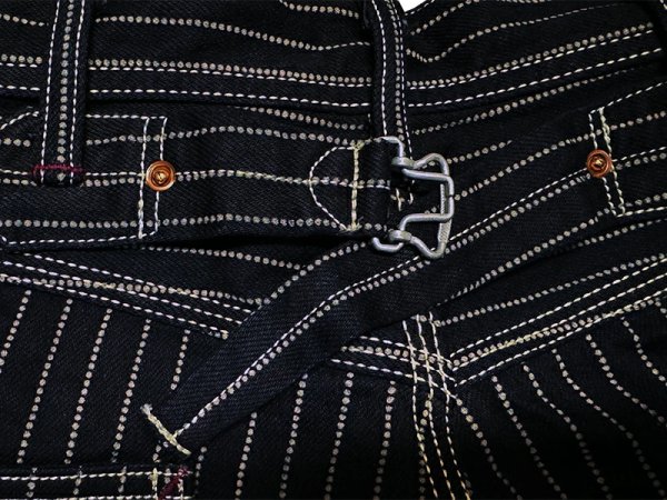 画像9: Eight-G（エイトG） NO：8WK-04 “ダブルニー・ウォバッシュデニムペインターパンツ” 当店水洗い＆自然乾燥