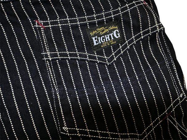 画像10: Eight-G（エイトG） NO：8WK-04 “ダブルニー・ウォバッシュデニムペインターパンツ” 当店水洗い＆自然乾燥