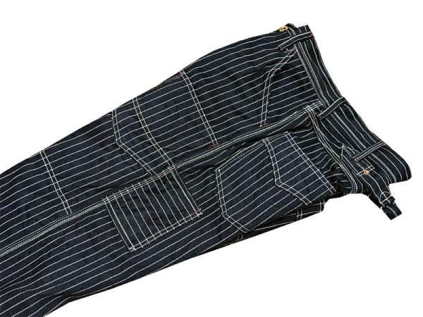 画像11: Eight-G（エイトG） NO：8WK-04 “ダブルニー・ウォバッシュデニムペインターパンツ” 当店水洗い＆自然乾燥