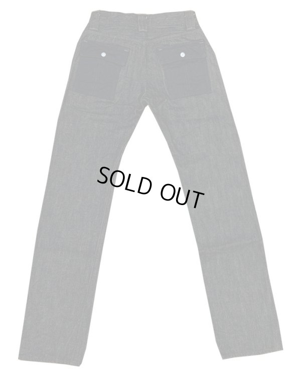 画像3: Eight-G（エイトＧ） "BLACK COMBINATION BUSH PANTS" BIGサイズ 当店水洗い＆自然乾燥