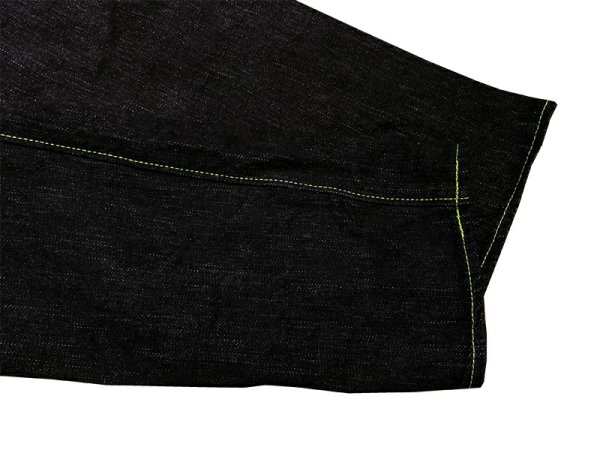 画像9: Eight-G（エイトＧ） Lot 401-02“17oz BLACK DENIM”ナローストレートジーンズ 2020年モデル 当店水洗い＆自然乾燥 401-02－20