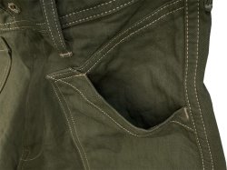 画像8: Eight-G(エイトG) 8WK-11 “SULFUR DYEING HERRINGBONE BAKER PANTS” 2022年モデル 当店水洗い&自然乾燥 8WK-11-22