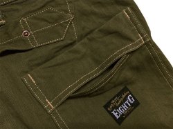 画像12: Eight-G(エイトG) 8WK-11 “SULFUR DYEING HERRINGBONE BAKER PANTS” 2022年モデル 当店水洗い&自然乾燥 8WK-11-22
